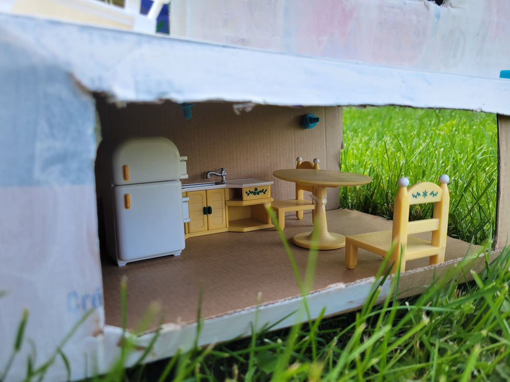 MakeDo Set di Costruzione Casa delle Bambole - Dollhouse (Strumenti  riutilizzabili ad alto potenziale creativo!) bambina