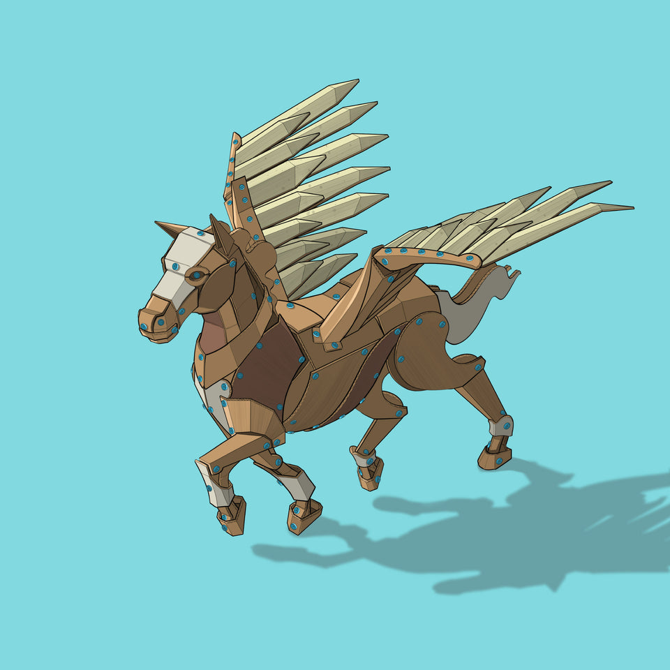 Majestic Mythological Pegasus