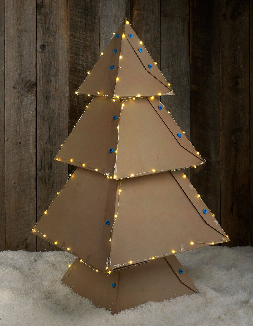 How To Make a Cardboard Christmas Tree