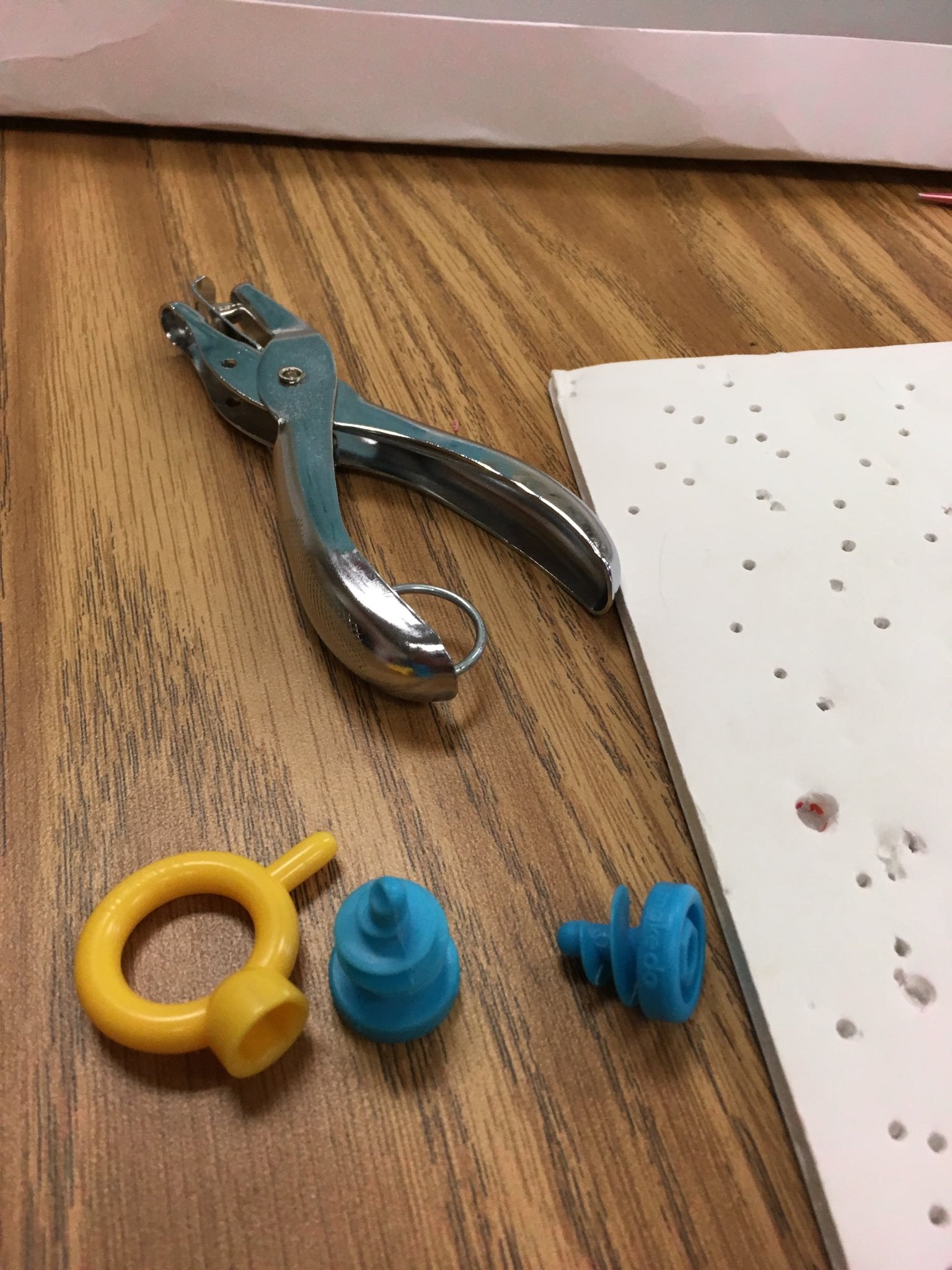 Another way to punch holes Makedo Hub