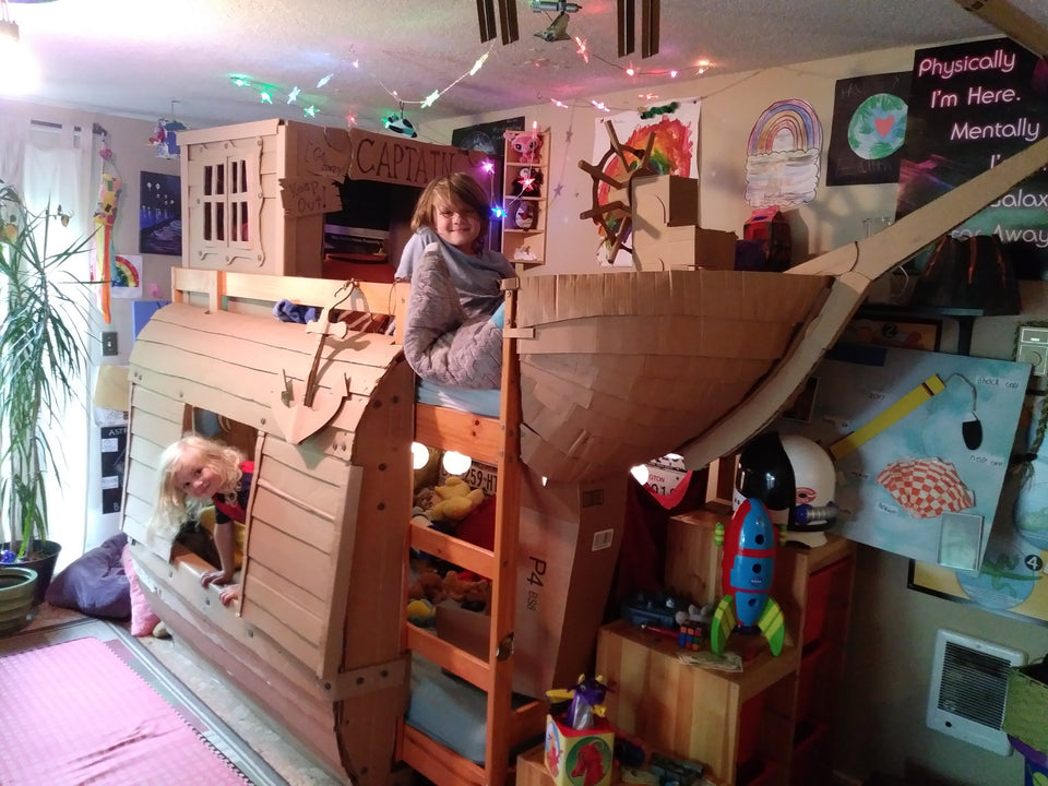 Captain Thunder Pirate Ship Bunk Bed